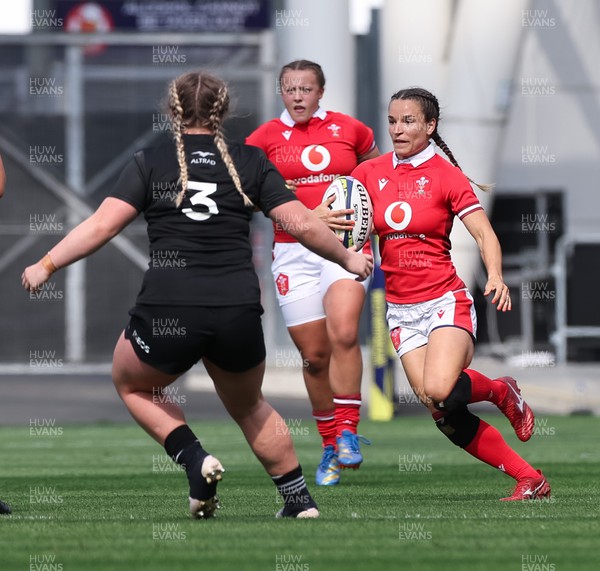 281023 - Wales Women v New Zealand Women, WXV1 - Jasmine Joyce of Wales looks to break