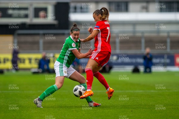 030919 - Wales v Northern Ireland - UEFA Women's Euro Qualifier - 