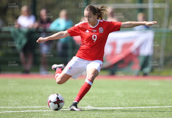 070417 - Wales Women v Northern Ireland Women, International Friendly  - Kayleigh Green of Wales