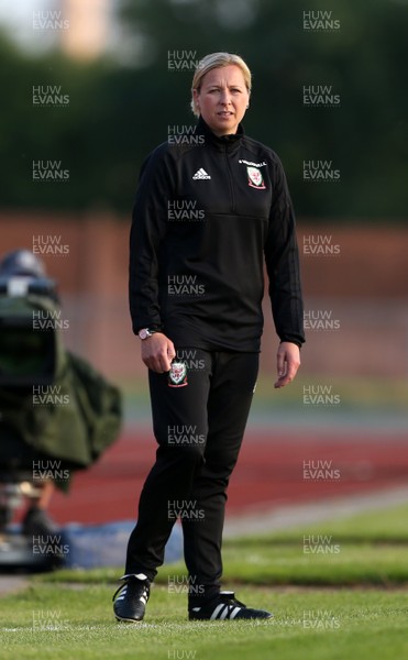 120618 - Wales Women v Russia Women - FIFA Women's World Cup Qualifying Round - Wales Manager Jayne Ludlow