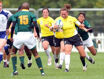 Huw Evans Agency 2010 - Wales' Clare Flowers  Wales v South Africa  - Women's  Rugby World Cup - (9th Place Play-Off)Surrey Sports Park - 05/09/2010 - All rights reserved