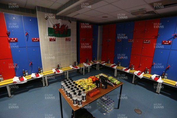020218 - Wales Women v Scotland Women - 6 Nations - Wales changing room