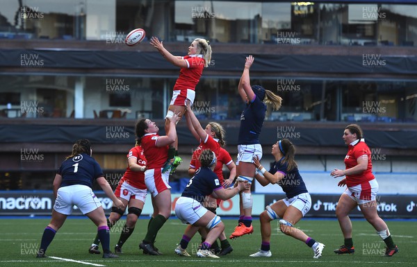 020422 - Wales Women v Scotland Women - TikTok Women’s Six Nations - Alex Callender of Wales