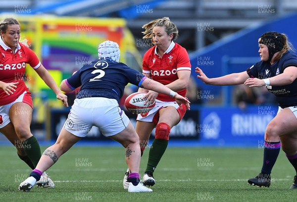 020422 - Wales Women v Scotland Women - TikTok Women’s Six Nations - Elinor Snowsill of Wales