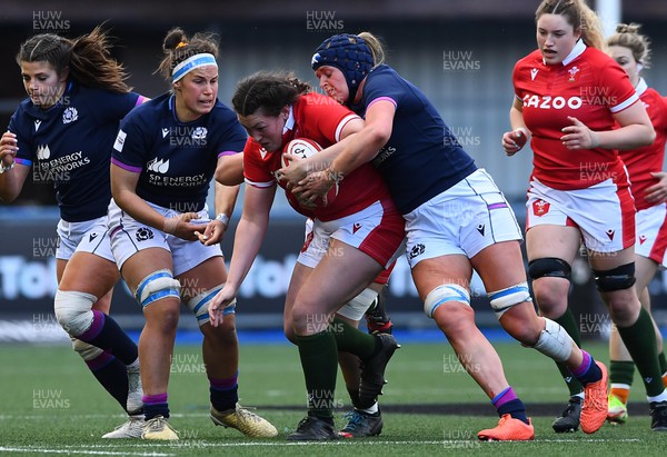 020422 - Wales Women v Scotland Women - TikTok Women’s Six Nations - Cerys Hale of Wales