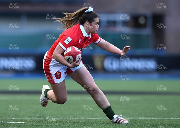 020422 - Wales Women v Scotland Women - TikTok Women’s Six Nations - Kayleigh Powell of Wales