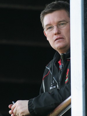 02.02.08 The Women's 6 Nations. Wales vs. Scotland. Taffs Well RFC, Cardiff, Wales. 
 
Head coach Jason Lewis look on as his side take on their Scottish counterparts at Taffs Well RFC. 
 
