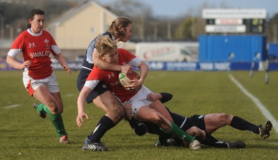 14.02.10 - Wales Women v Scotland Women- Womens Six Nations 2010 - Aimee Young of Wales. 
