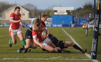 14.02.10 - Wales Women v Scotland Women- Womens Six Nations 2010 - Aimee Young of Wales. 