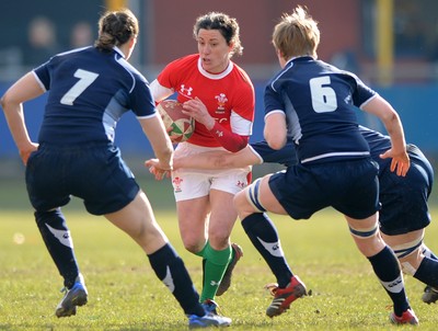 14.02.10 - Wales Women v Scotland Women- Womens Six Nations 2010 - Mellissa Berry of Wales. 