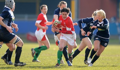 14.02.10 - Wales Women v Scotland Women- Womens Six Nations 2010 - Mellissa Berry of Wales. 