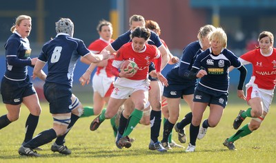 14.02.10 - Wales Women v Scotland Women- Womens Six Nations 2010 - Mellissa Berry of Wales. 