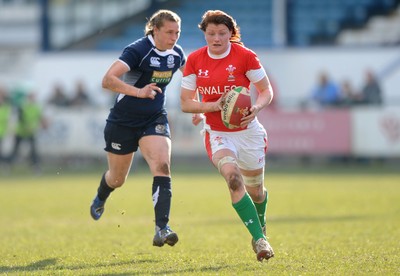14.02.10 - Wales Women v Scotland Women- Womens Six Nations 2010 - Rachel Taylor of Wales. 