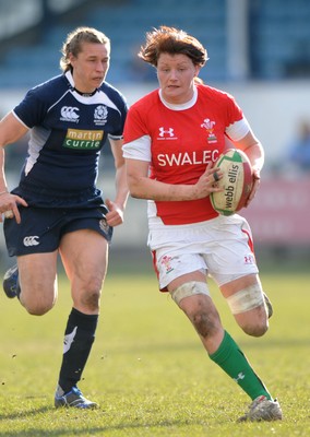 14.02.10 - Wales Women v Scotland Women- Womens Six Nations 2010 - Rachel Taylor of Wales. 