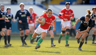 14.02.10 - Wales Women v Scotland Women- Womens Six Nations 2010 - Non Evans of Wales. 