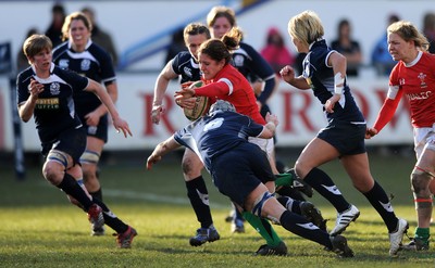 14.02.10 - Wales Women v Scotland Women- Womens Six Nations 2010 - Catrina Nicholas of Wales. 