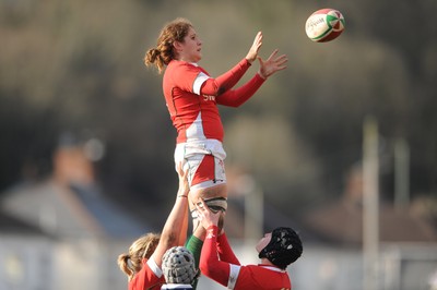 14.02.10 - Wales Women v Scotland Women- Womens Six Nations 2010 - Catrina Nicholas of Wales. 