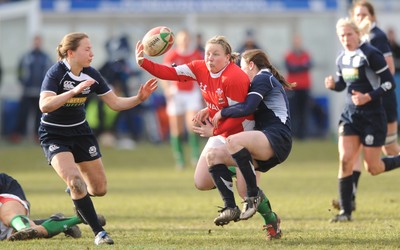 14.02.10 - Wales Women v Scotland Women- Womens Six Nations 2010 - Rhian Bowden of Wales. 