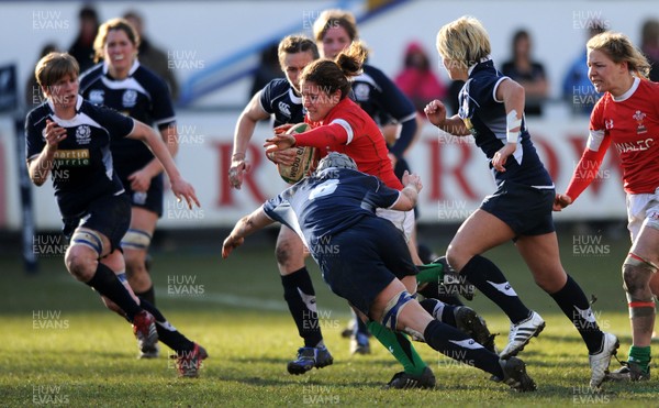 14.02.10 - Wales Women v Scotland Women- Womens Six Nations 2010 - Catrina Nicholas of Wales. 