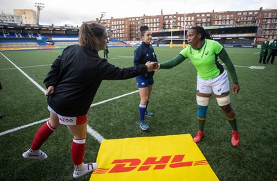 131121 - Wales Women v South Africa Women - Autumn Internationals - Coin toss