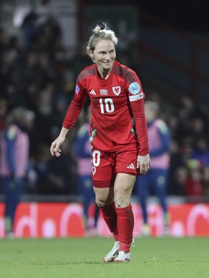 250225 - Wales v Sweden - UEFA Women's Nations League - Jess Fishlock of Wales