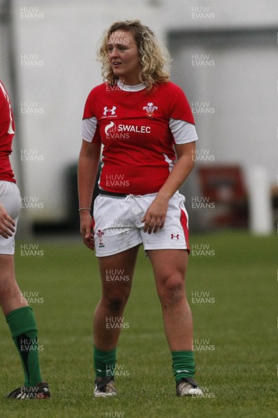 28.11.09 Wales v Sweden - Womens' Rugby International -  Wales' Lisa Newton is all smiles as she makes her debut. 