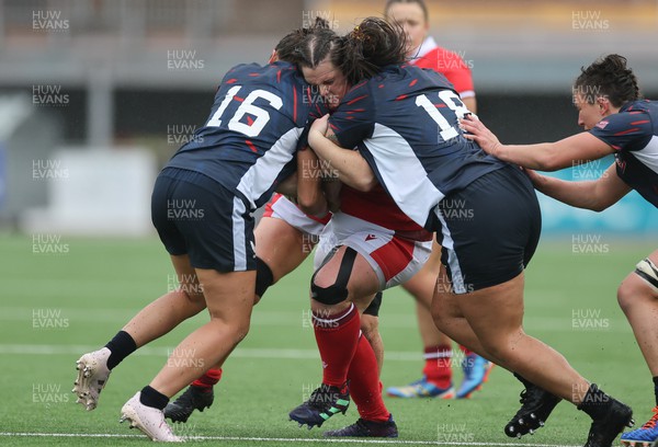 300923 - Wales Women v USA Women, International Test Match - Abbey Constable of Wales is held