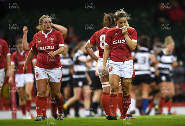 301119 - Wales Women v Barbarians Women - International Rugby - Kerin Lake of Wales looks dejected