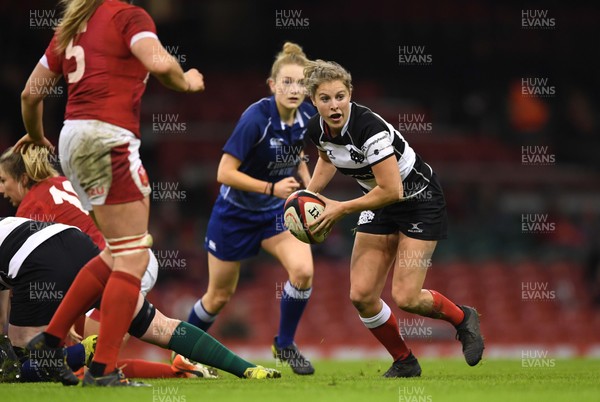 301119 - Wales Women v Barbarians Women - International Rugby - Brianna Miller of Barbarians
