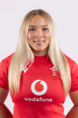 010926 Wales Women WXV Series Squad Portraits - Kelsie Webster