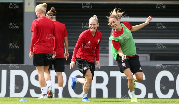 300818 - Wales Women Football Training - Jess Fishlock during training