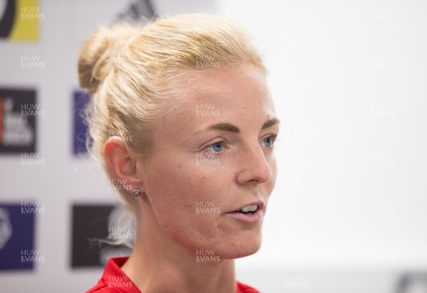 030619 - Wales Women's Football Squad Media Session - Wales' Sophie Ingle speaks to the media ahead of the friendly international match against New Zealand