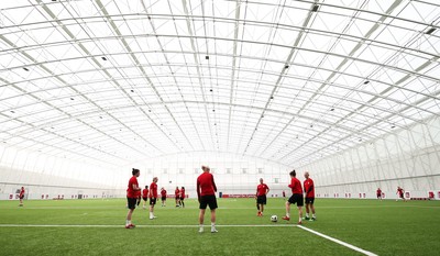 Wales Women's Football Training 280519