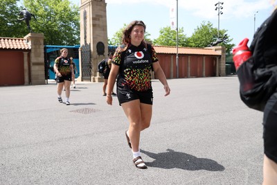260626 - Wales Womens Rugby Captains Run at Twickenham ahead of their game against the Barbarians tomorrow - Stella Orrin