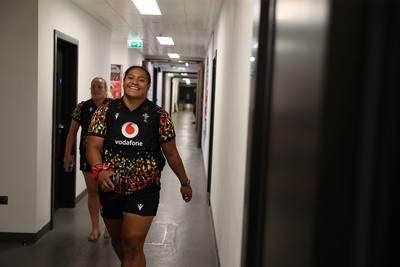 260626 - Wales Womens Rugby Captains Run at Twickenham ahead of their game against the Barbarians tomorrow - Sisilia Tuipulotu