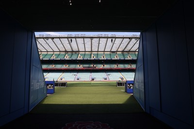 260626 - Wales Womens Rugby Captains Run at Twickenham ahead of their game against the Barbarians tomorrow - General View