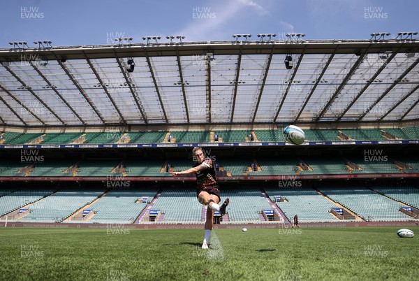 260626 - Wales Womens Rugby Captains Run at Twickenham ahead of their game against the Barbarians tomorrow - Kiera Bevan