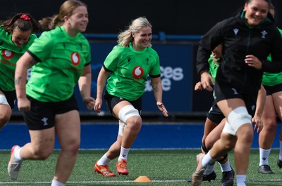 250926 Wales Women Captain’s Run - Alex Callender during Captains Run at Cardiff Arms Park ahead of the WXV match against the USA