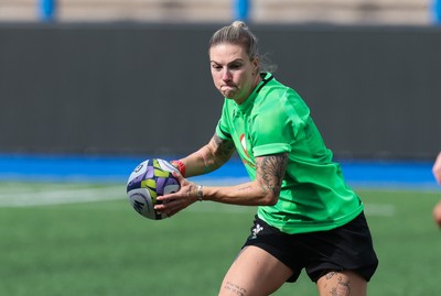 250926 Wales Women Captain’s Run - Keira Bevan during Captains Run at Cardiff Arms Park ahead of the WXV match against the USA