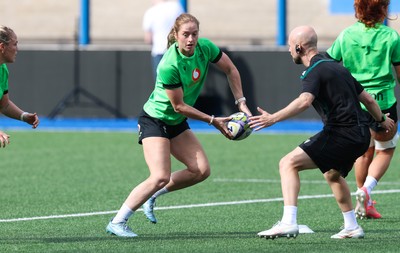 250926 Wales Women Captain’s Run - Lisa Neumann during Captains Run at Cardiff Arms Park ahead of the WXV match against the USA