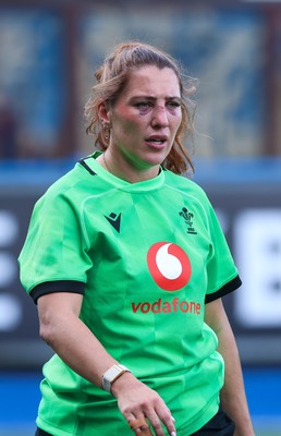250926 Wales Women Captain’s Run - Georgia Evans during Captains Run at Cardiff Arms Park ahead of the WXV match against the USA