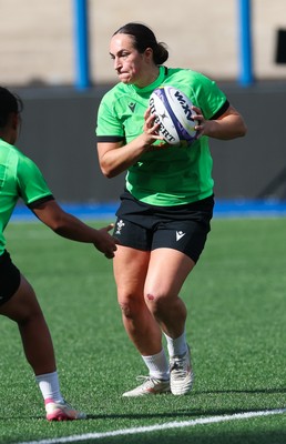 250926 Wales Women Captain’s Run - Courtney Keight during Captains Run at Cardiff Arms Park ahead of the WXV match against the USA