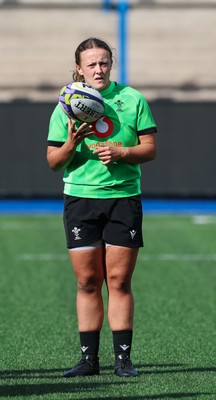 250926 Wales Women Captain’s Run - Lleucu George during Captains Run at Cardiff Arms Park ahead of the WXV match against the USA