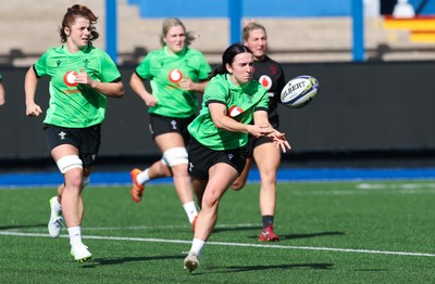 250926 Wales Women Captain’s Run - Sian Jones during Captains Run at Cardiff Arms Park ahead of the WXV match against the USA