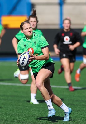 250926 Wales Women Captain’s Run - Carys Cox during Captains Run at Cardiff Arms Park ahead of the WXV match against the USA