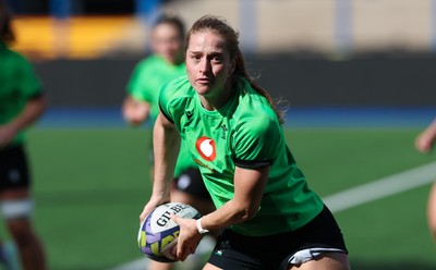 250926 Wales Women Captain’s Run - Lisa Neumann during Captains Run at Cardiff Arms Park ahead of the WXV match against the USA