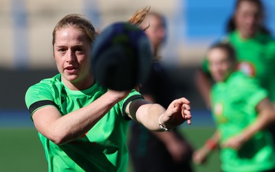 250926 Wales Women Captain’s Run - Lisa Neumann during Captains Run at Cardiff Arms Park ahead of the WXV match against the USA