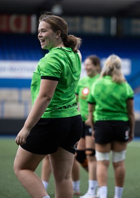 250926 Wales Women Captain’s Run - Maisie Davies during Captains Run at Cardiff Arms Park ahead of the WXV match against the USA