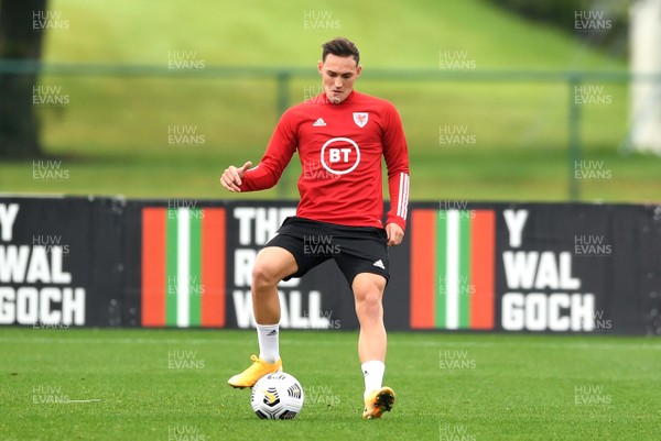 051020 - Wales Football Training - Connor Roberts during training