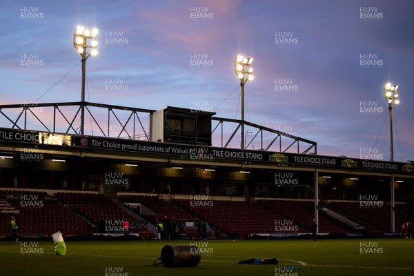 100224 - Walsall v Newport County - Sky Bet League 2 - A general view of the Poundland Bescot Stadium at full time